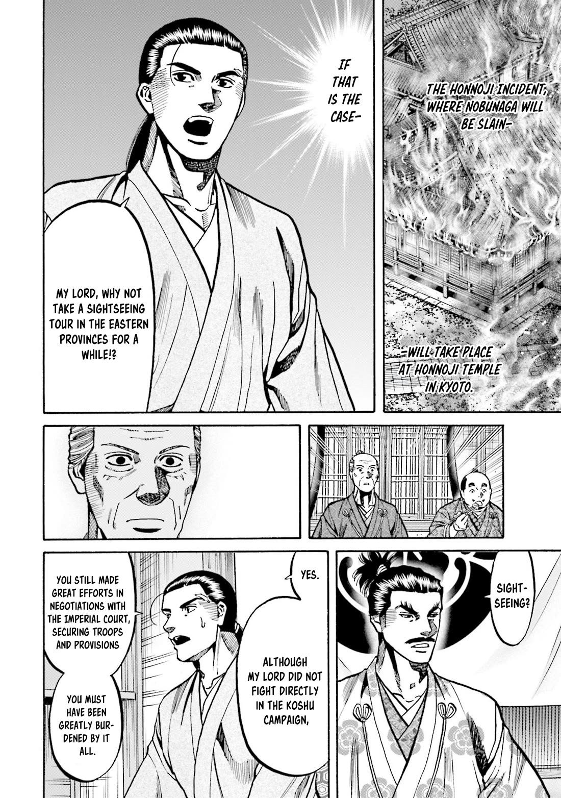 Nobunaga no Chef Chapter 271 page 5 - Chapter 271: KEN, RUN!