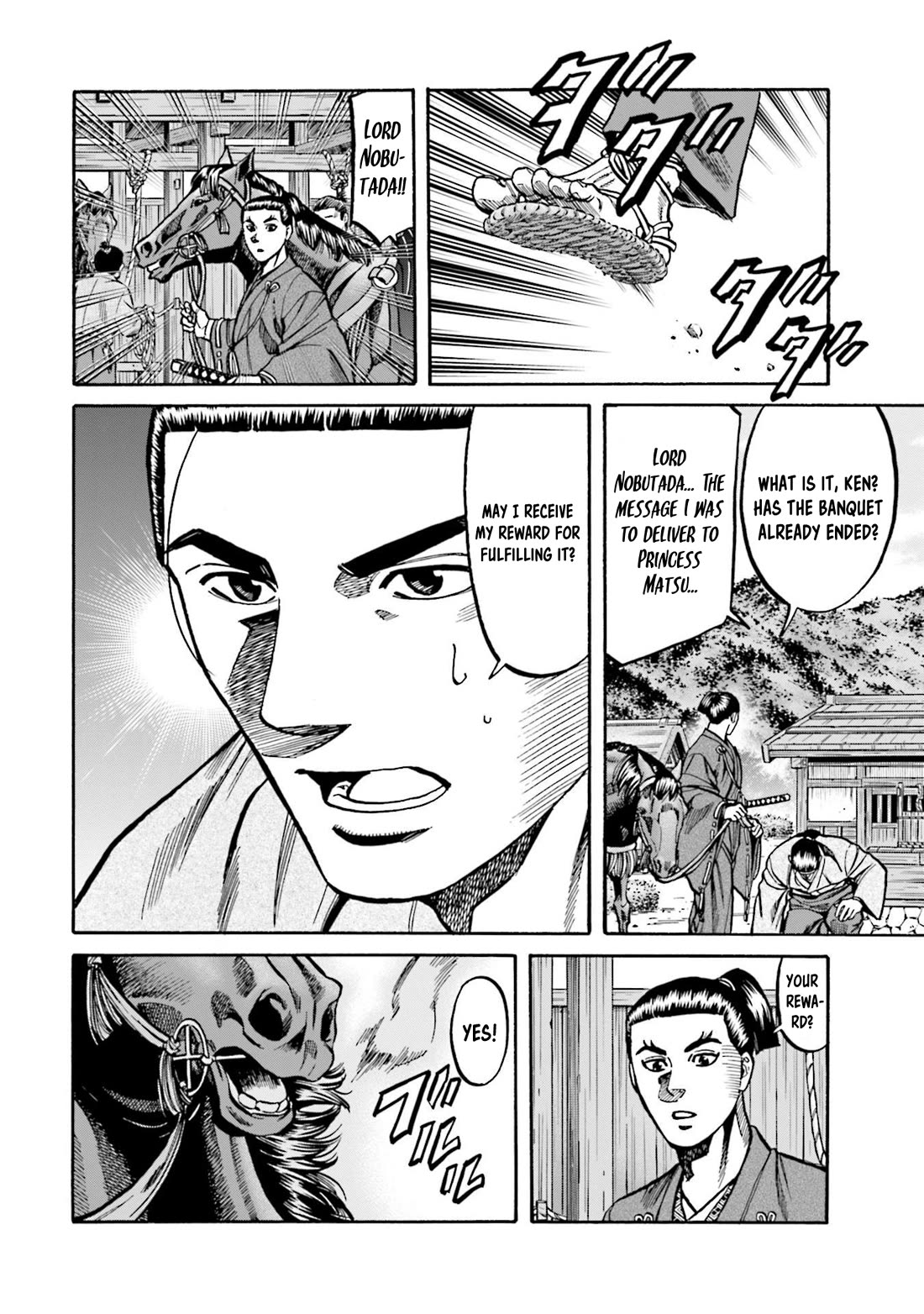 Nobunaga no Chef Chapter 271 page 9 - Chapter 271: KEN, RUN!