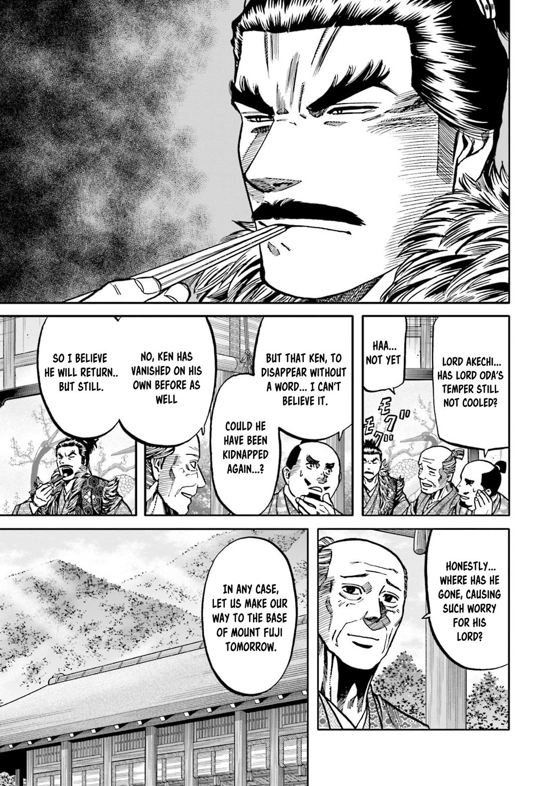 Nobunaga no Chef Chapter 272 page 4 - Chapter 272: THE MORNING OF DEPARTURE