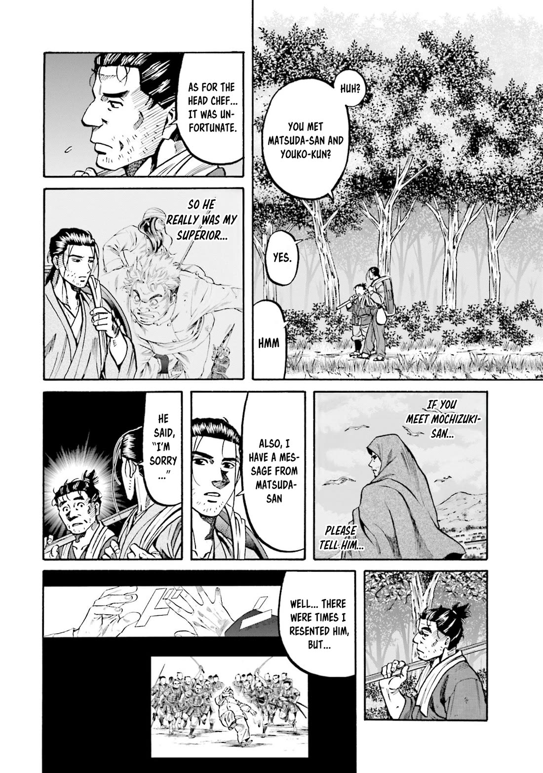 Nobunaga no Chef Chapter 276 page 12 - Chapter 276: THE VOICE CALLING FOR KEN