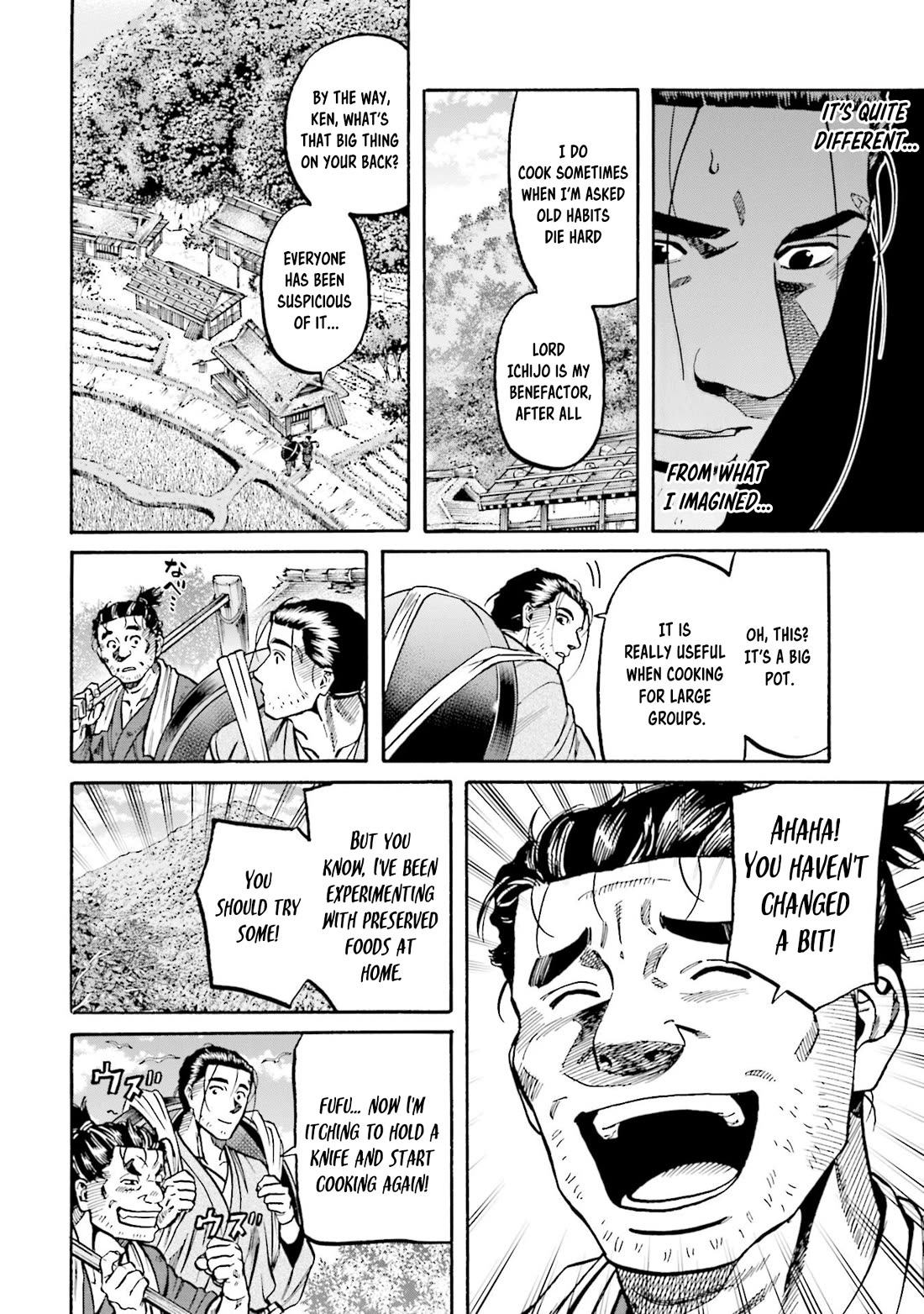 Nobunaga no Chef Chapter 276 page 14 - Chapter 276: THE VOICE CALLING FOR KEN