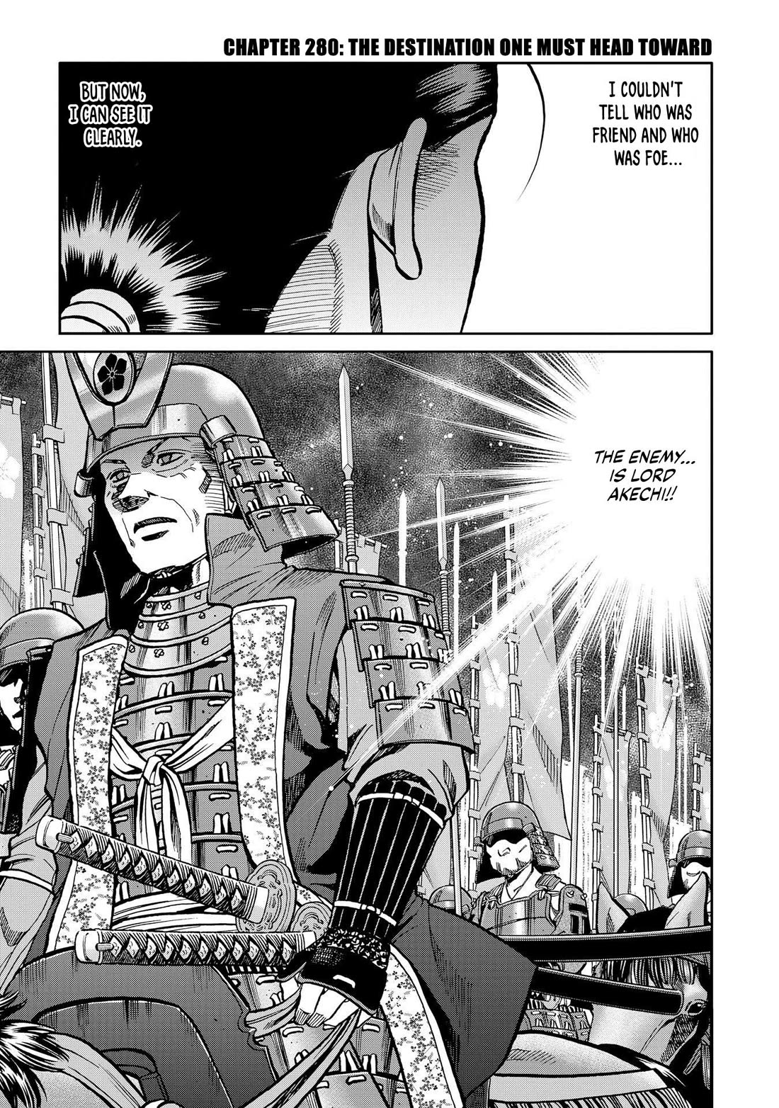 Nobunaga no Chef Chapter 280 page 1 - Chapter 280: THE DESTINATION ONE MUST HEAD TOWARD