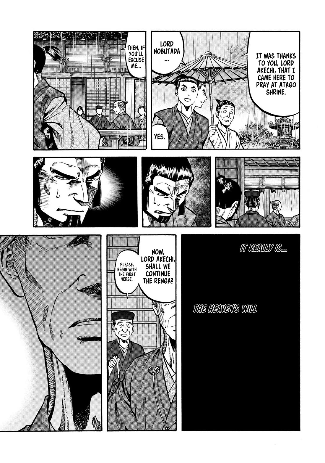 Nobunaga no Chef Chapter 285 page 21 - Chapter 285: THE THOUGHTS OF MEN, THE WILL OF HEAVEN