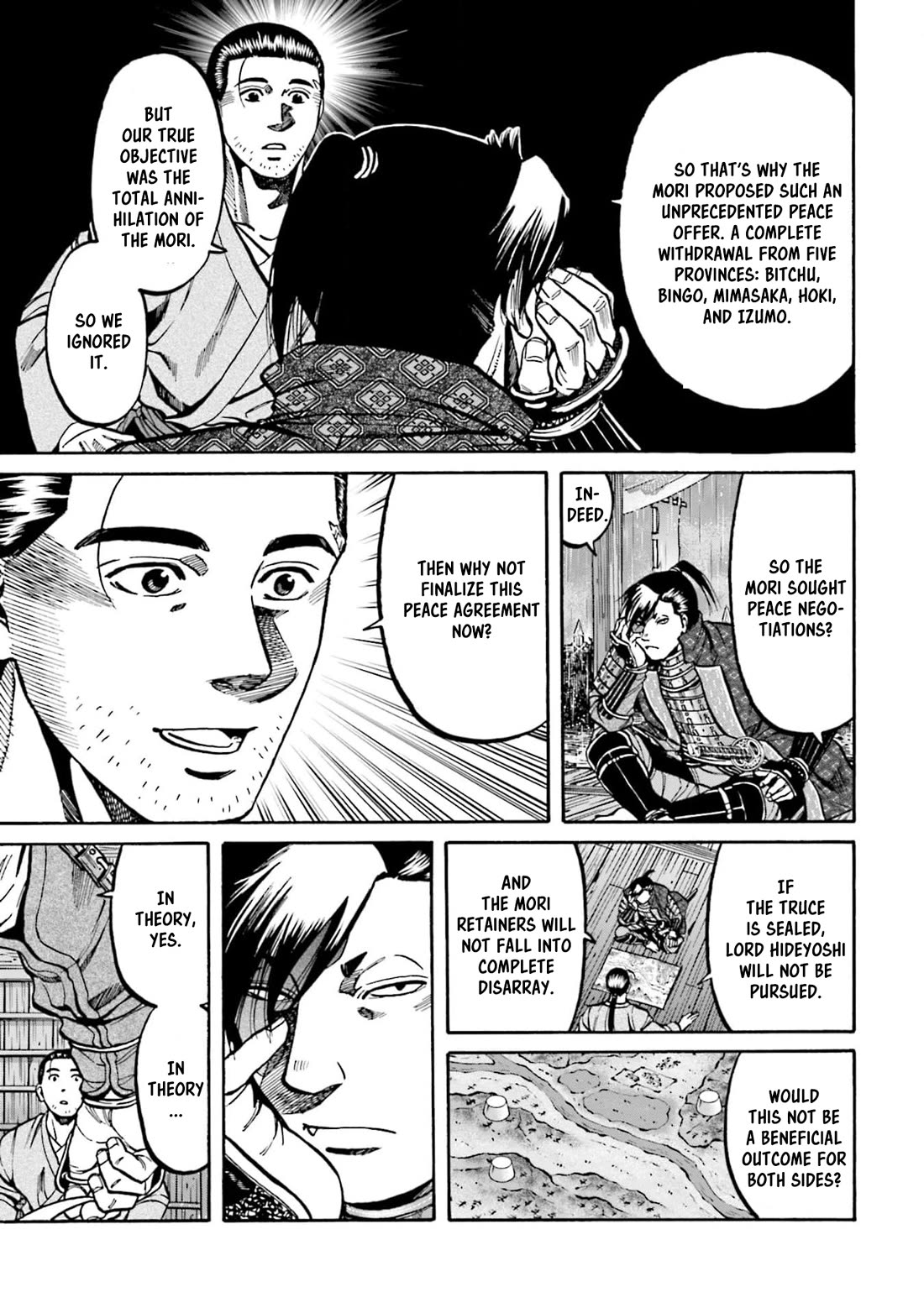 Nobunaga no Chef Chapter 287 page 13 - Chapter 287: TOWARD THE NEXT ARROW