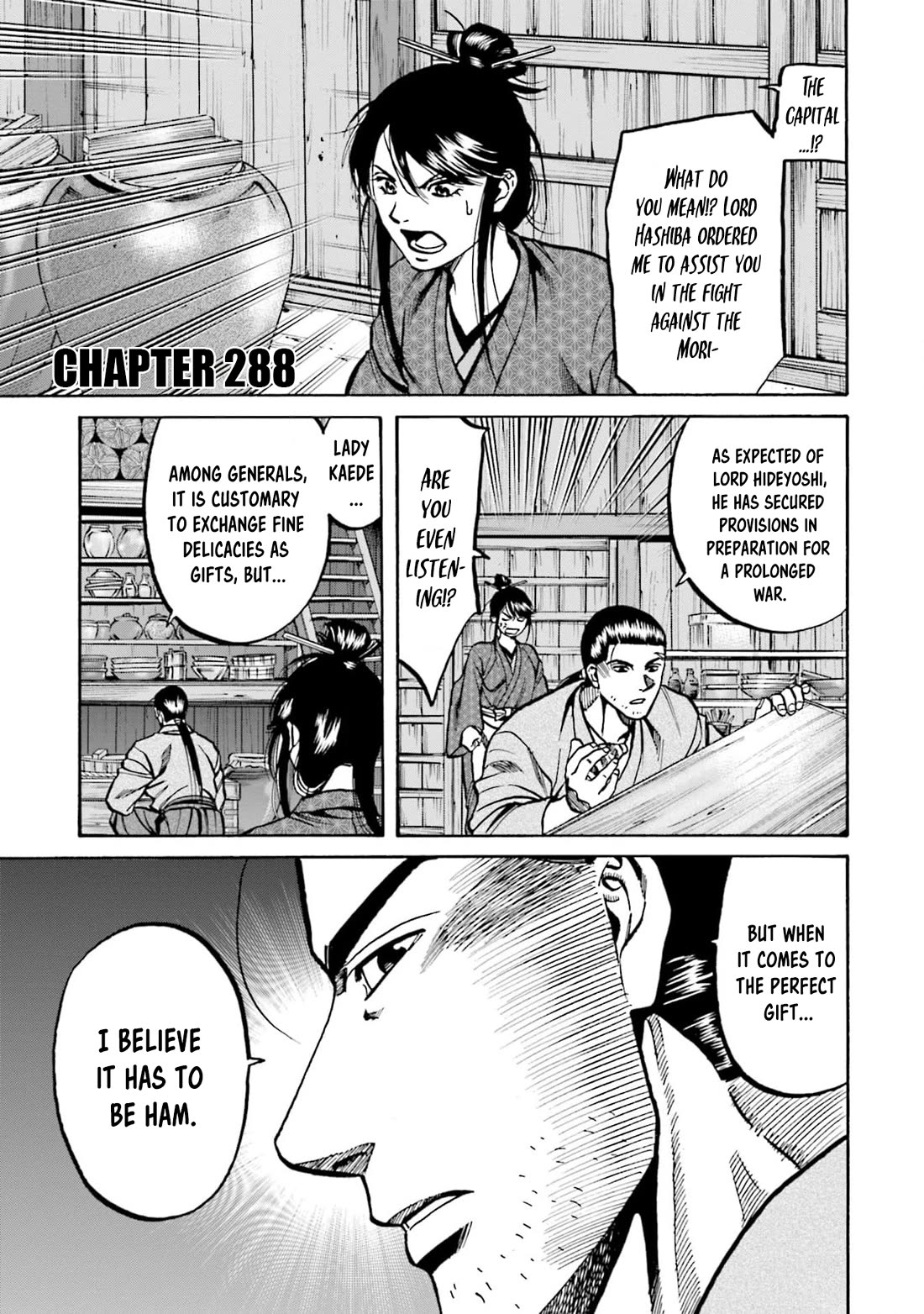 Nobunaga no Chef Chapter 288 page 1 - Chapter 288: MORE IRRITATING THAN ANYTHING