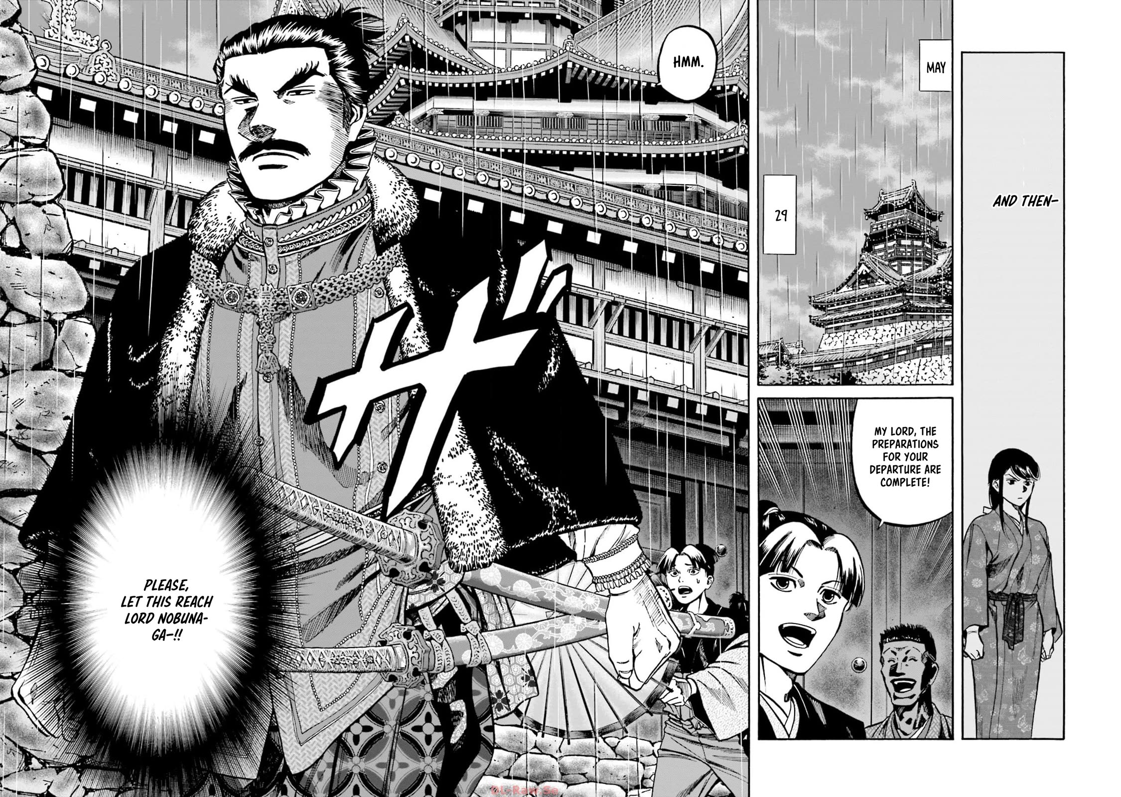 Nobunaga no Chef Chapter 293 page 19 - Chapter 293: AKECHI'S WALL