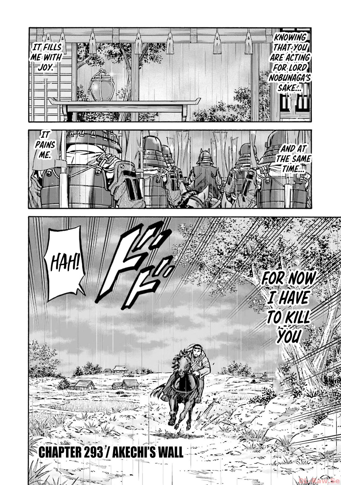 Nobunaga no Chef Chapter 293 page 2 - Chapter 293: AKECHI'S WALL