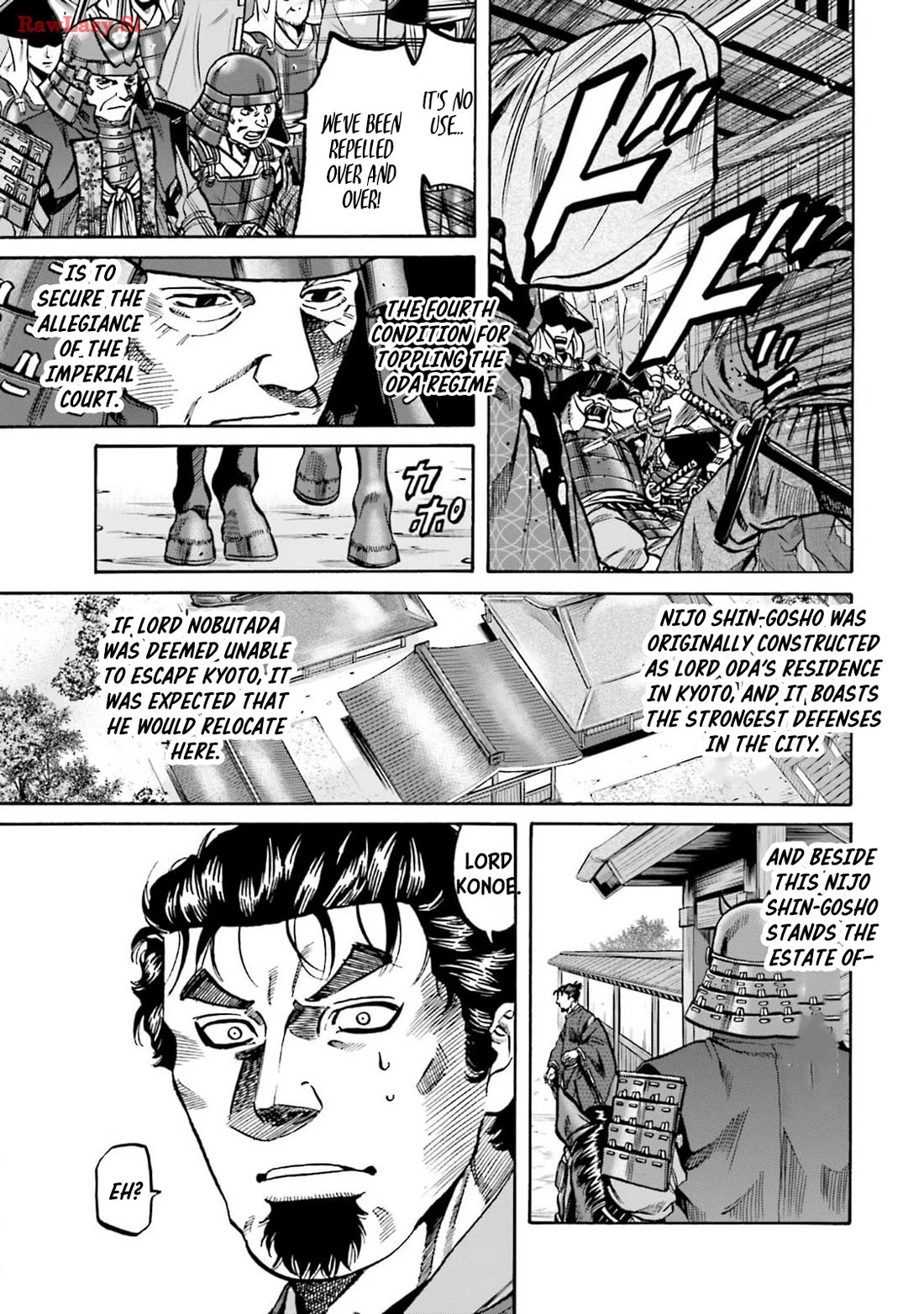 Nobunaga no Chef Chapter 303 page 6 - Chapter 303: THE WAR TORN CAPITAL