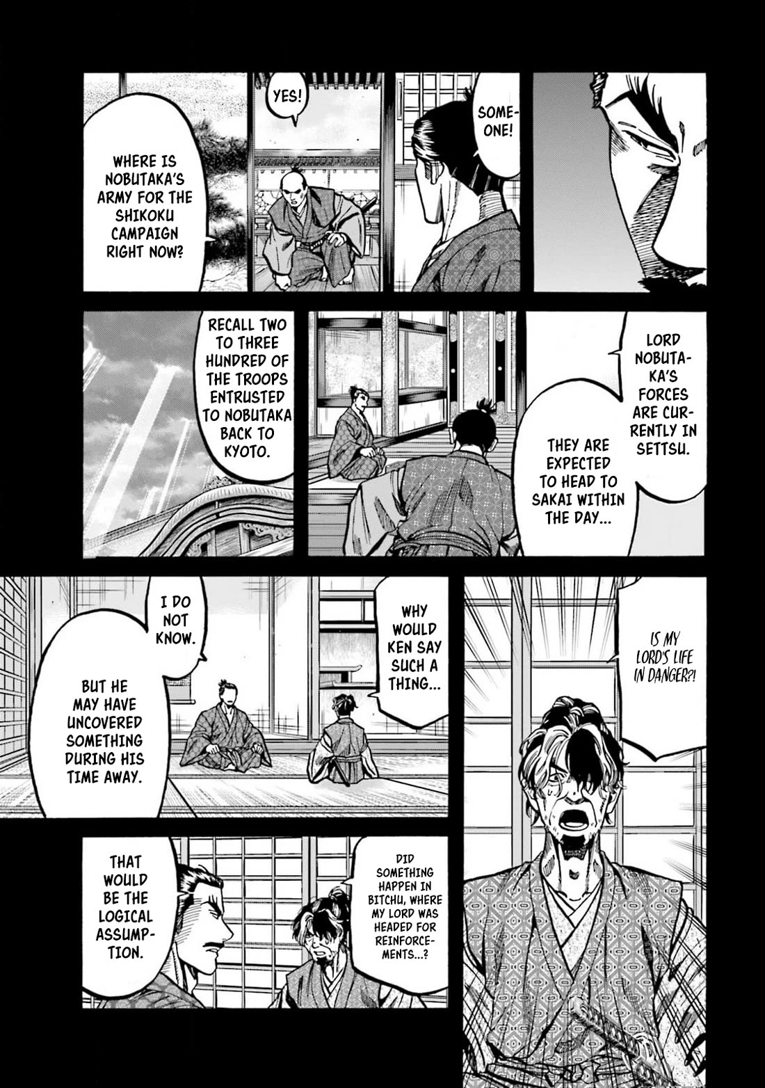 Nobunaga no Chef Chapter 305 page 13 - Chapter 305: MEMORIES OF YUZUKE