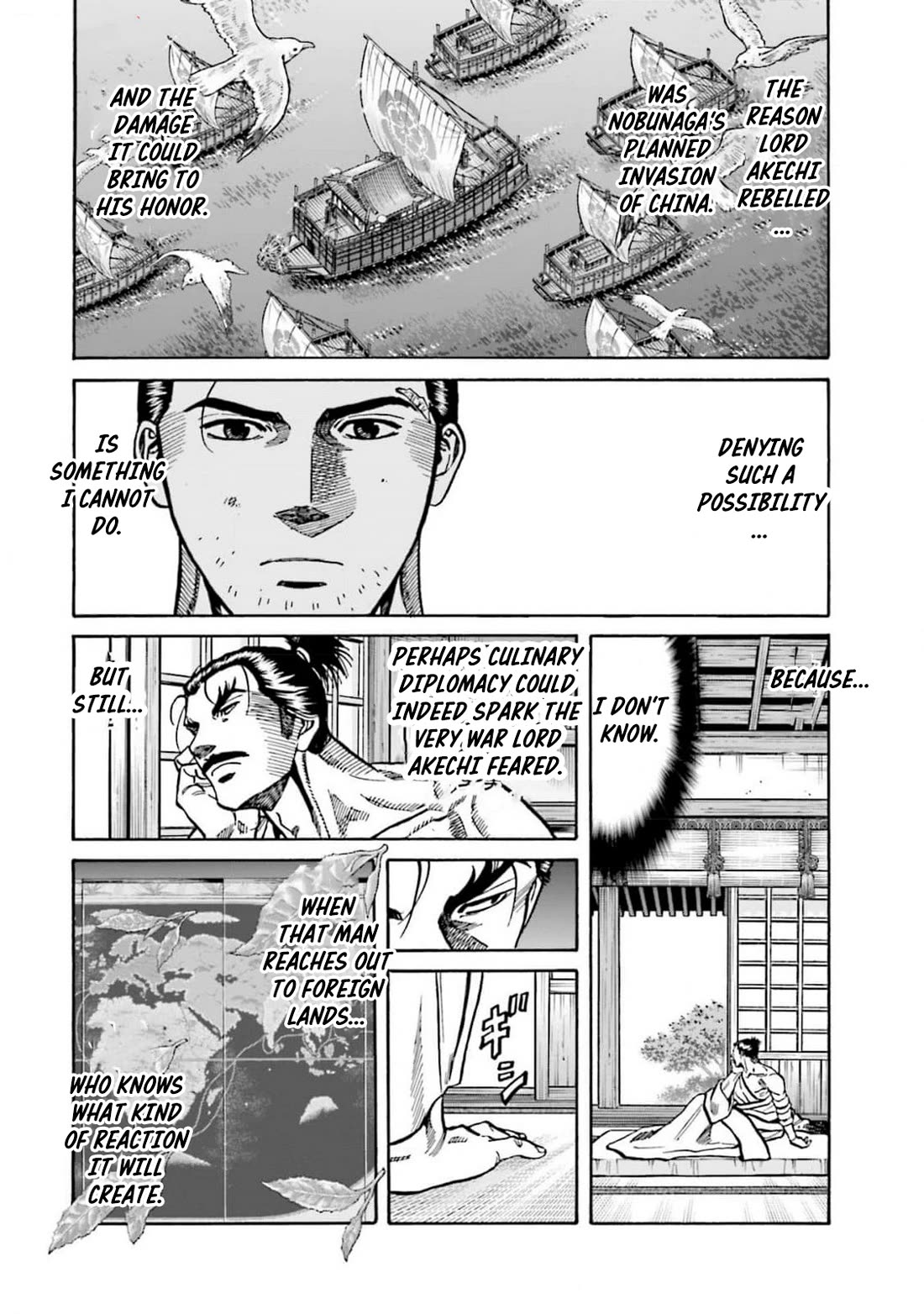 Nobunaga no Chef Chapter 308 page 2 - Chapter 308: THE SCENERY I COULDN'T SEE