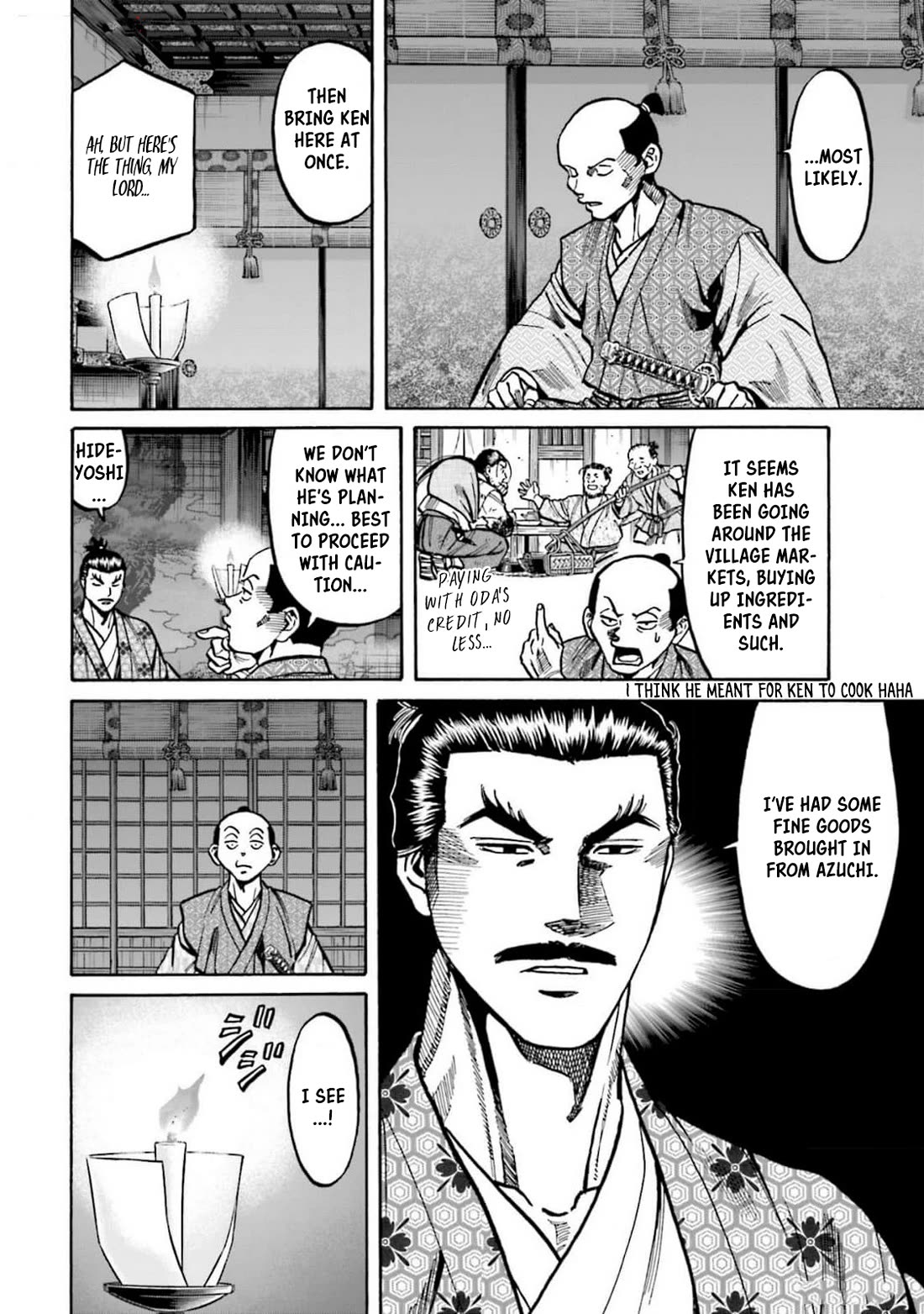 Nobunaga no Chef Chapter 309 page 14 - Chapter 309: KEN VS. HIDEYOSHI