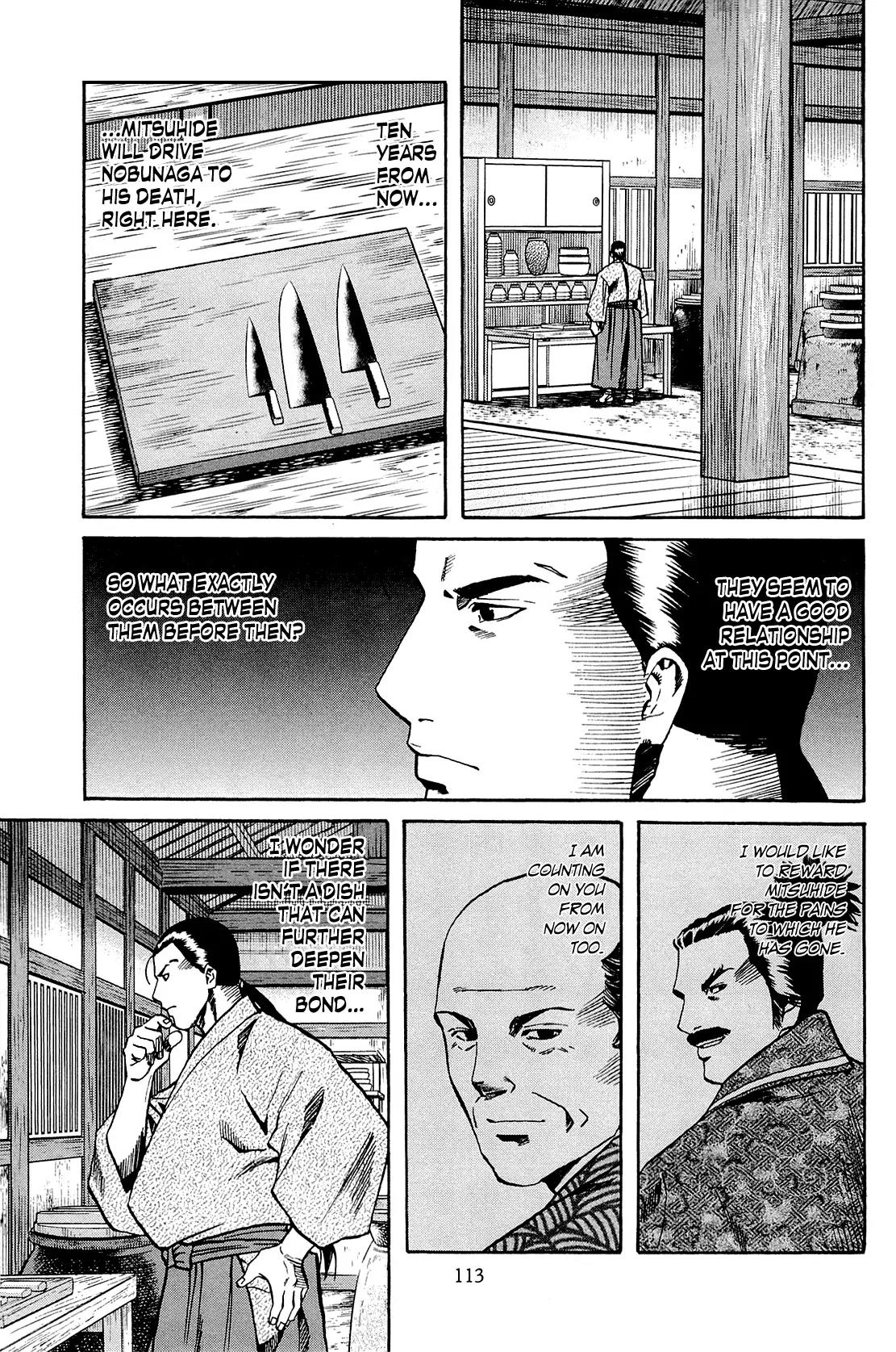 Nobunaga no Chef Chapter 40 page 4 - Chapter 40: Nobunaga and Hideyoshi