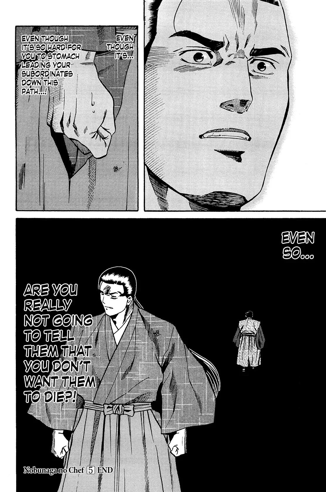 Nobunaga no Chef Chapter 43 page 21 - Chapter 43: Cuisine Communicated to Mori