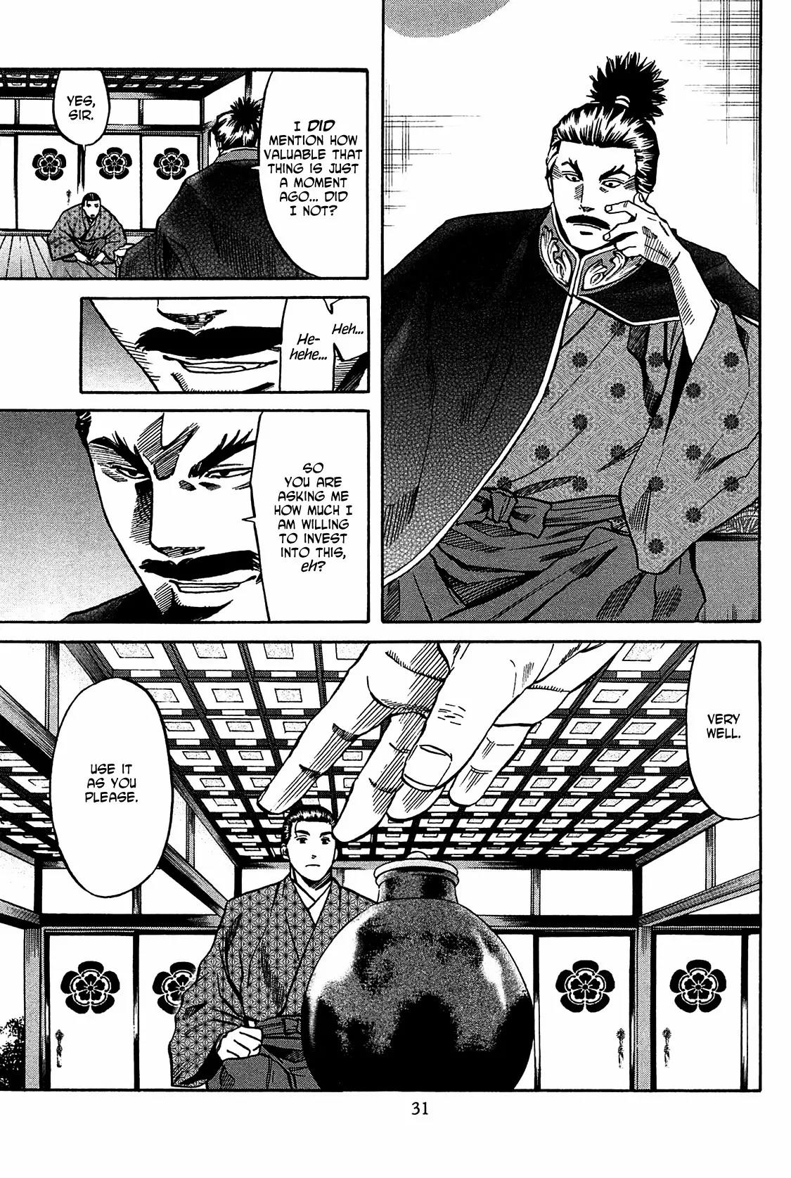 Nobunaga no Chef Chapter 54 page 6 - Chapter 54: One Thousand Kanbun Coin Reparation