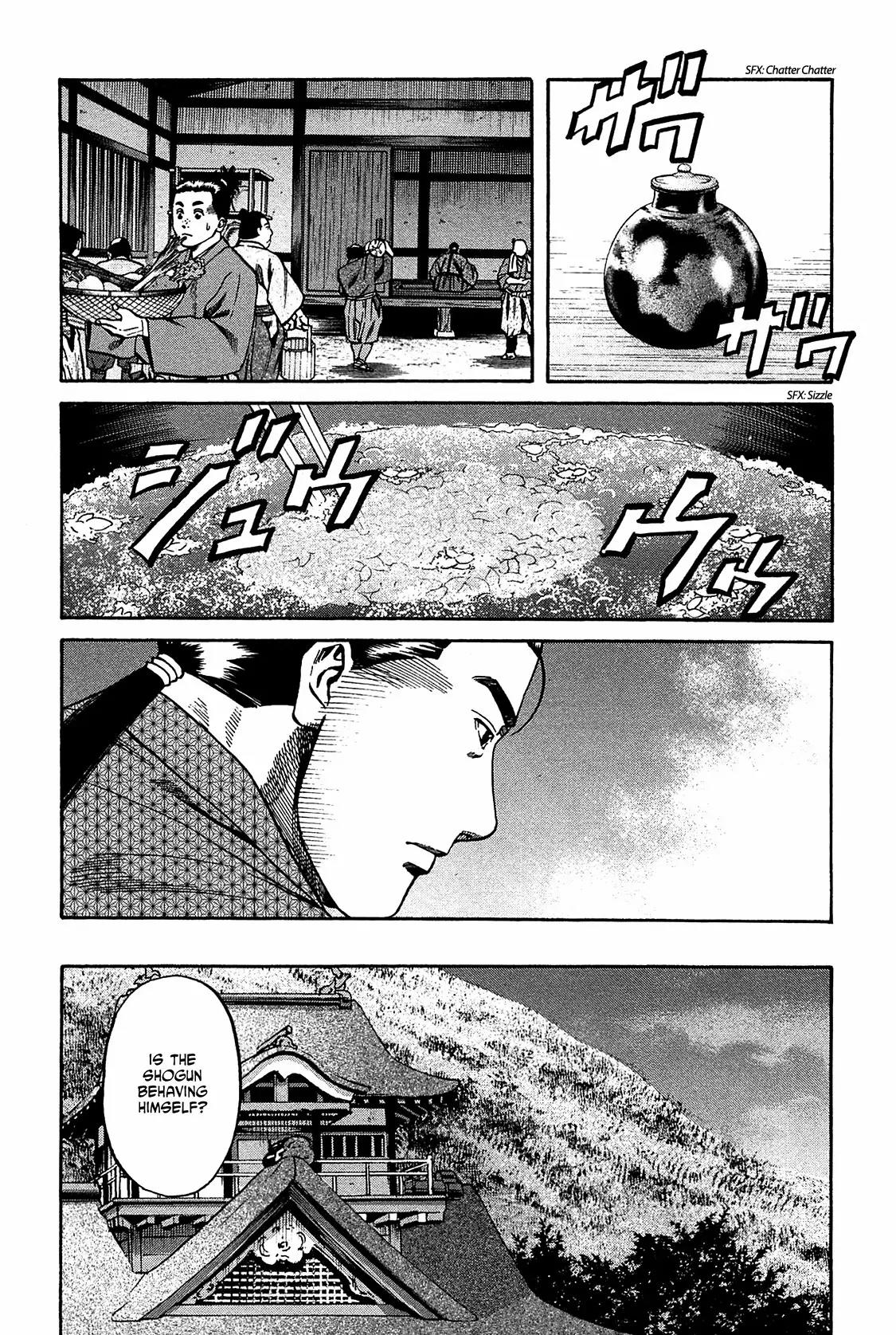 Nobunaga no Chef Chapter 54 page 7 - Chapter 54: One Thousand Kanbun Coin Reparation