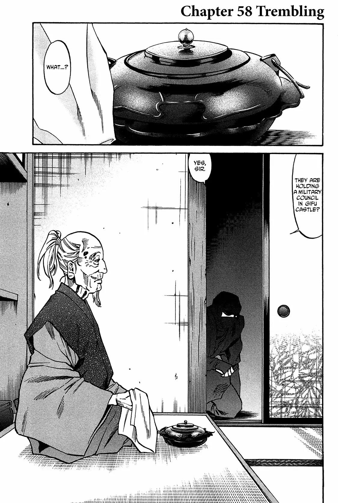 Nobunaga no Chef Chapter 58 page 2 - Chapter 58: Trembling