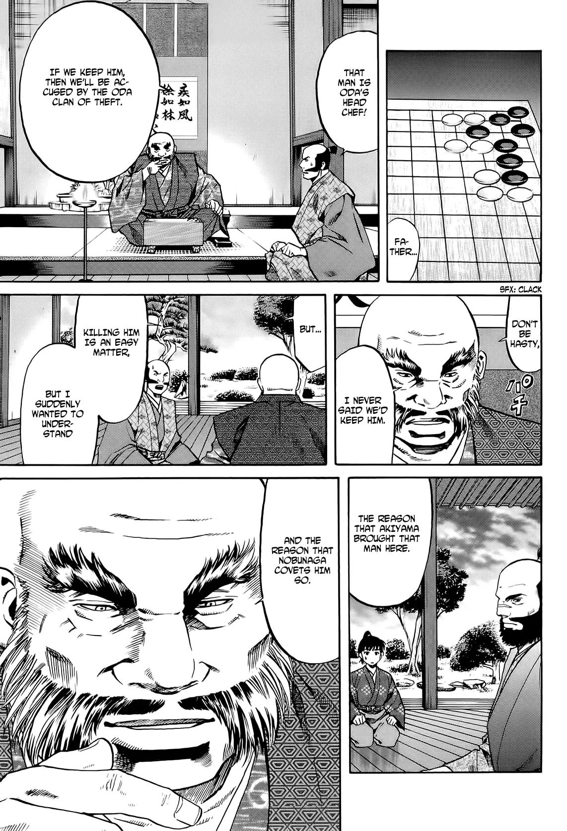 Nobunaga no Chef Chapter 67 page 11 - Chapter 67: Cooking for Shingen