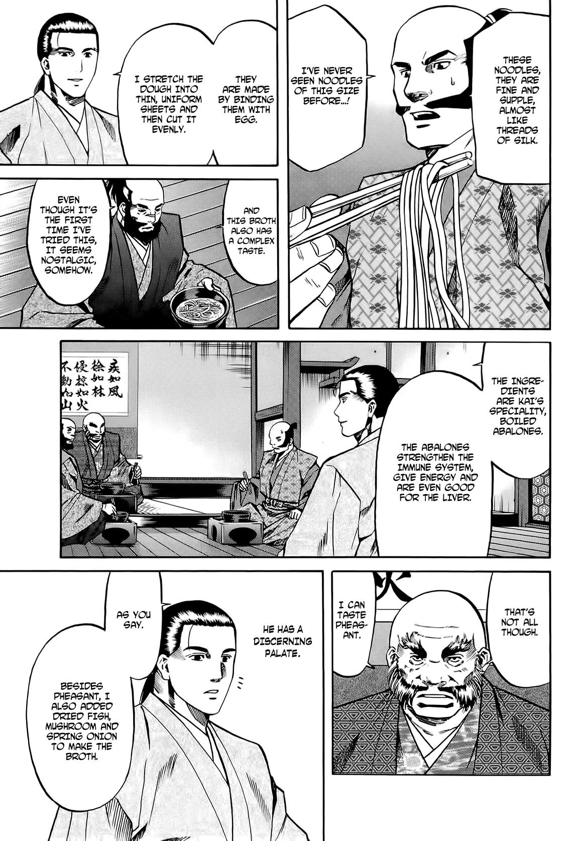 Nobunaga no Chef Chapter 67 page 15 - Chapter 67: Cooking for Shingen