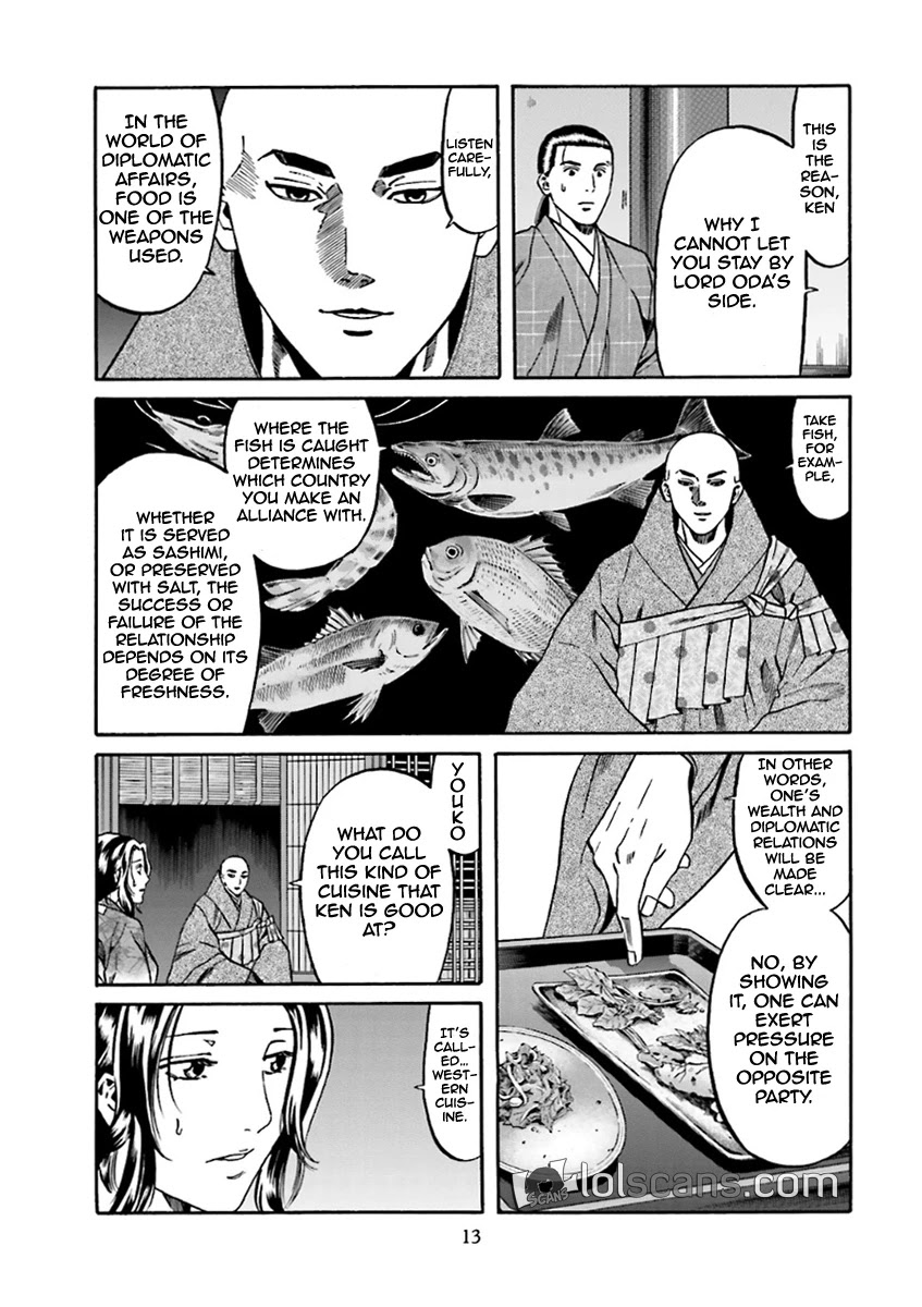 Nobunaga no Chef Chapter 98 page 14 - Chapter 98: Ken's Decision