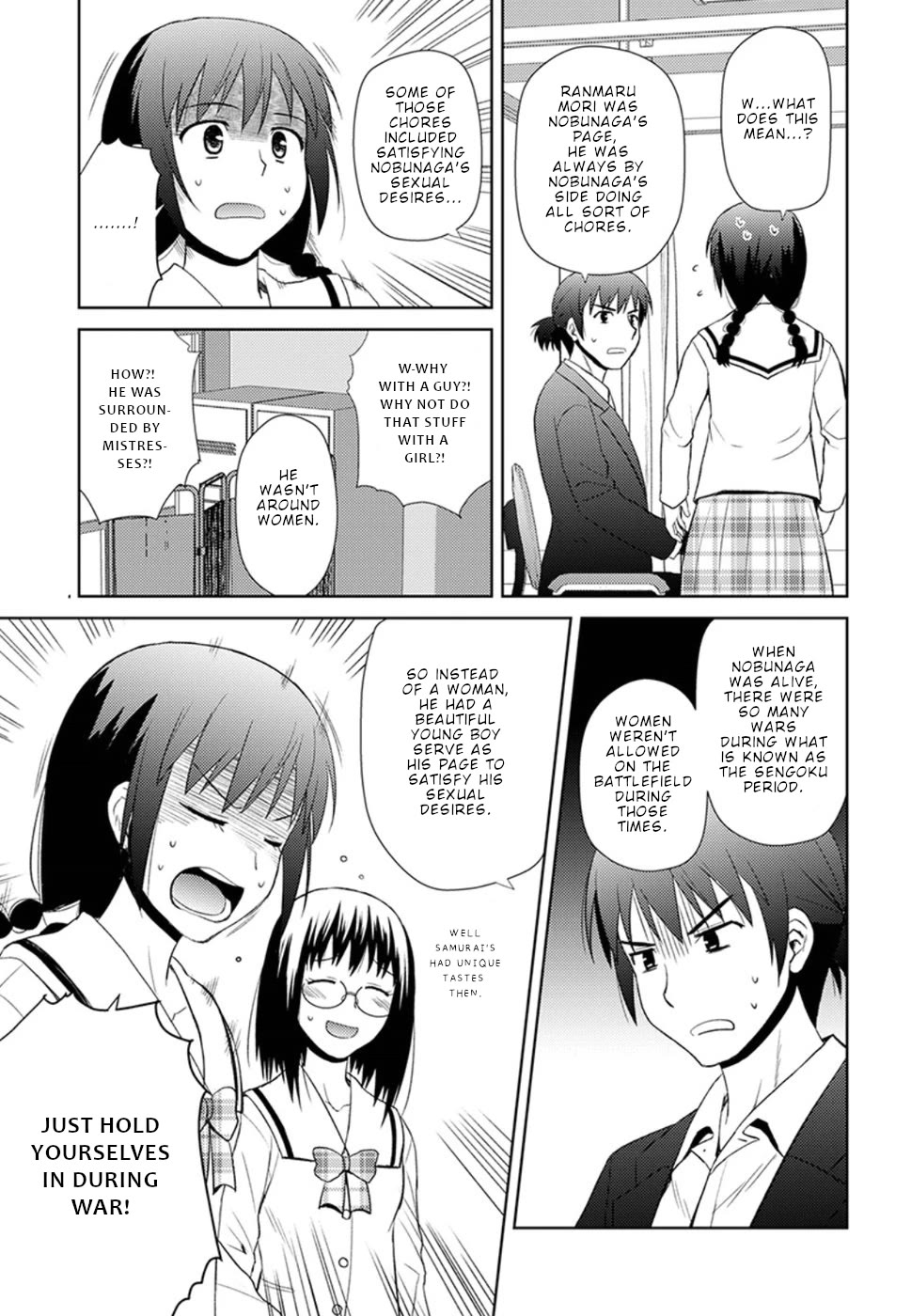Nobunaga Teacher's Young Bride Chapter 13 page 4 - Chapter 13: Let's try it once