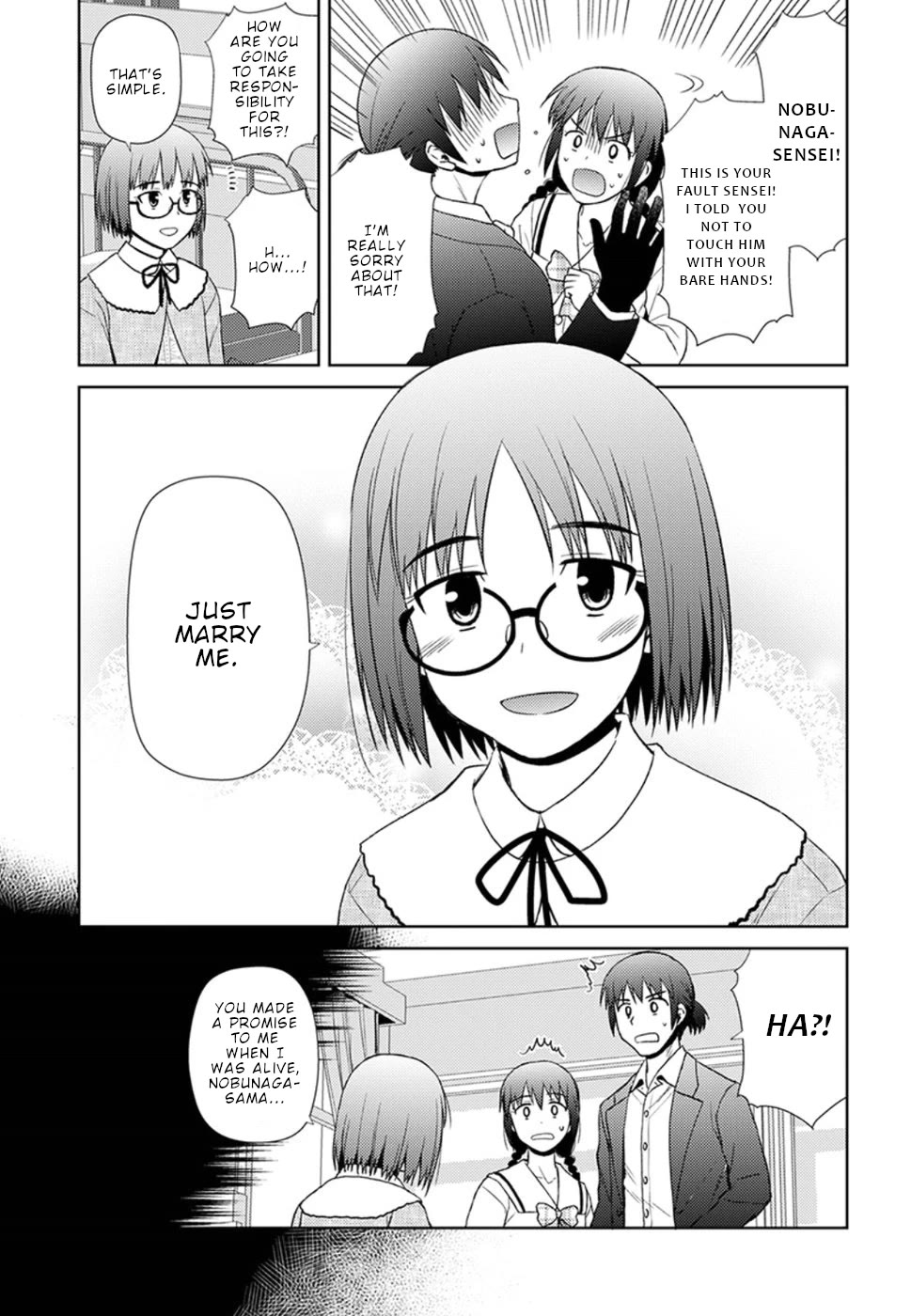 Nobunaga Teacher's Young Bride Chapter 13 page 8 - Chapter 13: Let's try it once