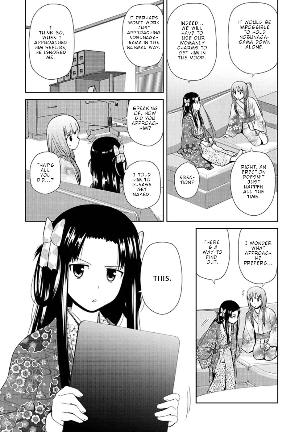 Nobunaga Teacher's Young Bride Chapter 14 page 10 - Chapter 14: Source of chills