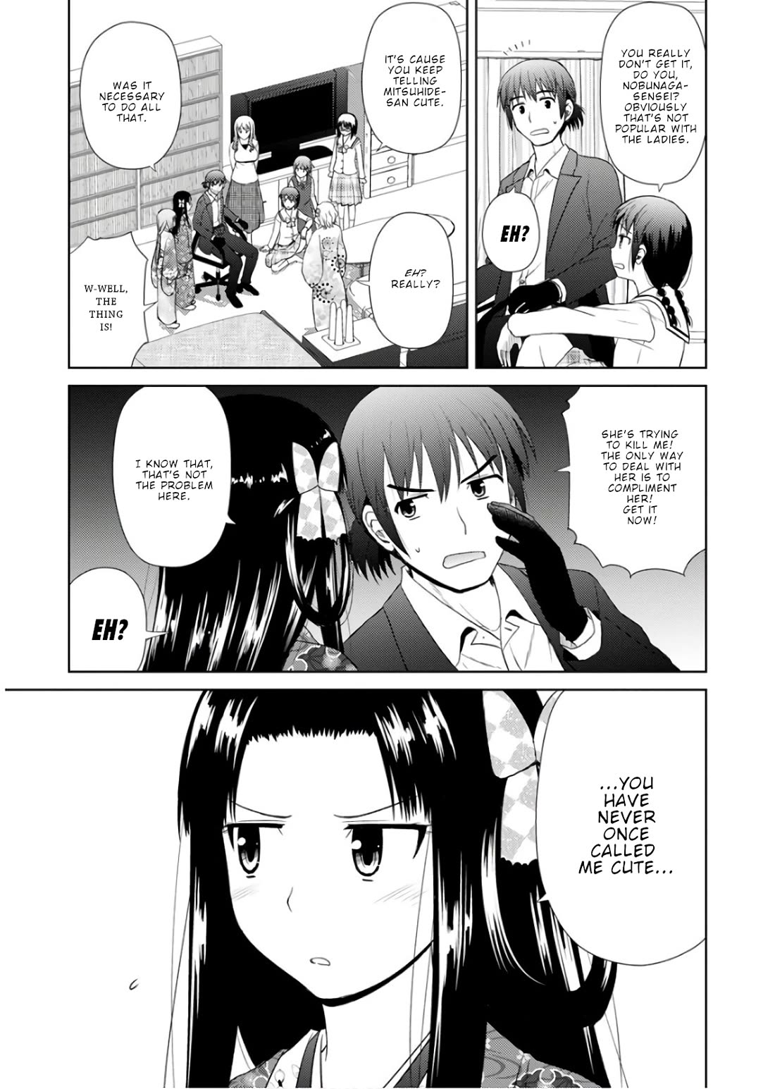 Nobunaga Teacher's Young Bride Chapter 19 page 4 - Chapter 19