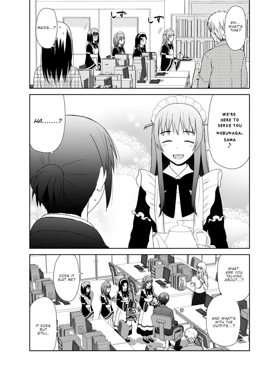 Nobunaga Teacher's Young Bride Chapter 25 page 11 - Chapter 25: Let Us Serve You