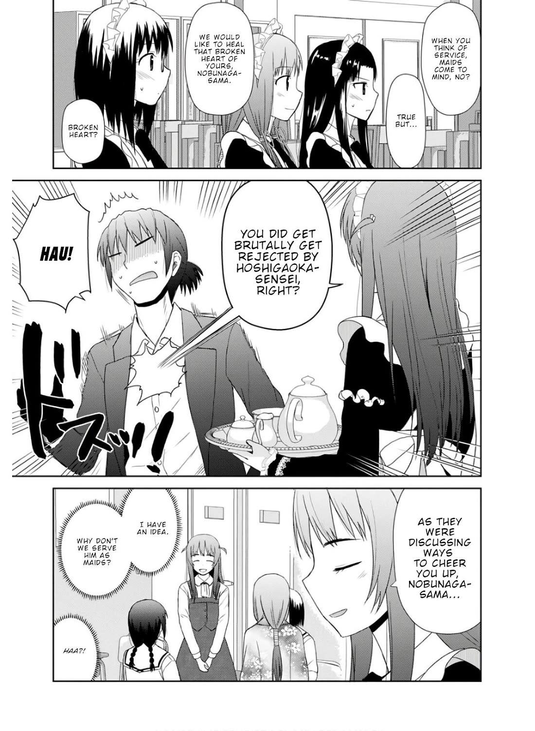Nobunaga Teacher's Young Bride Chapter 25 page 12 - Chapter 25: Let Us Serve You