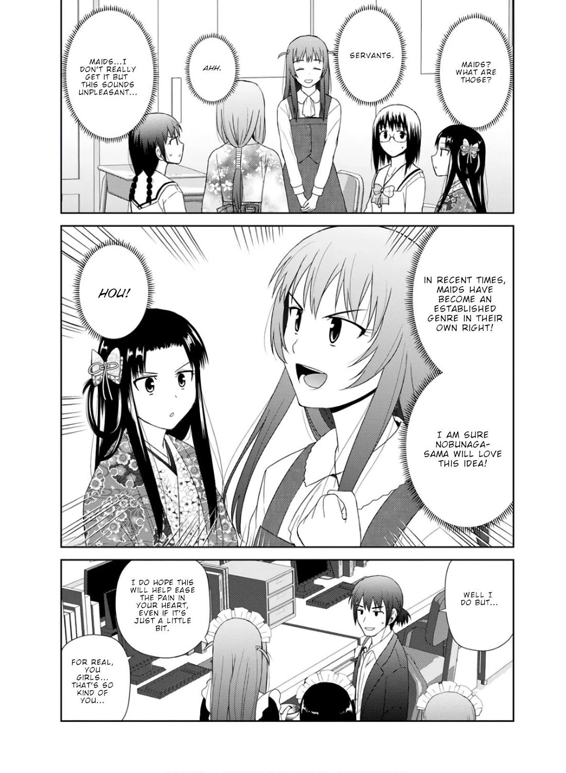 Nobunaga Teacher's Young Bride Chapter 25 page 13 - Chapter 25: Let Us Serve You
