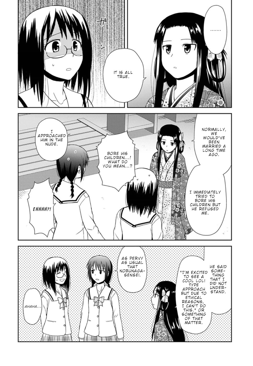 Nobunaga Teacher's Young Bride Chapter 4 page 20 - Chapter 4: Kichou goes to school
