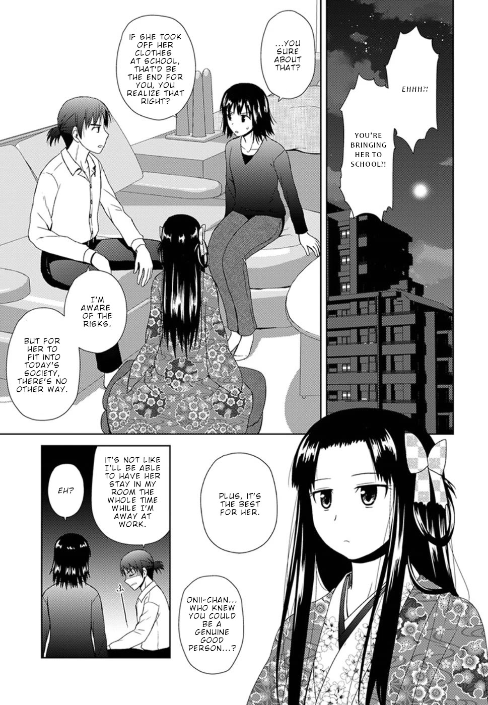 Nobunaga Teacher's Young Bride Chapter 4 page 4 - Chapter 4: Kichou goes to school
