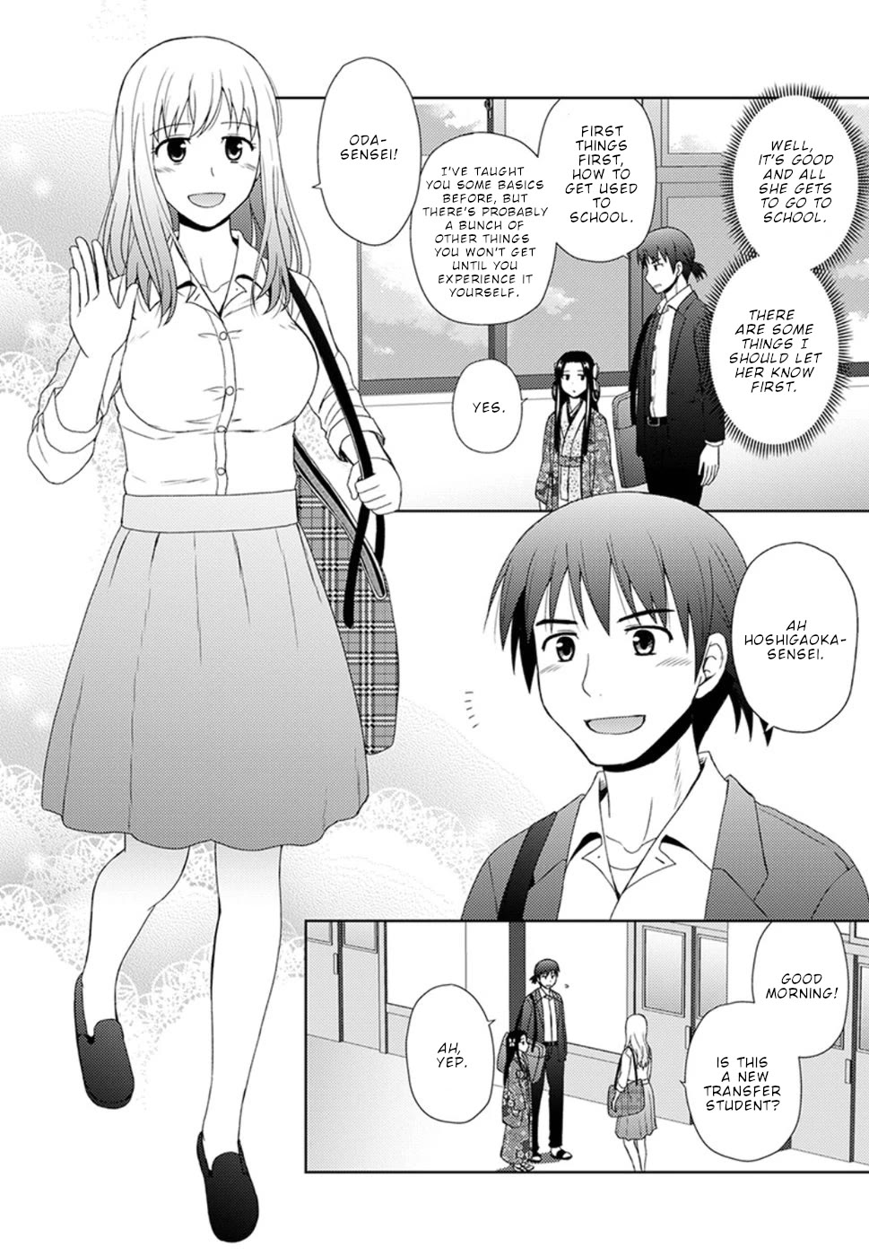 Nobunaga Teacher's Young Bride Chapter 4 page 7 - Chapter 4: Kichou goes to school