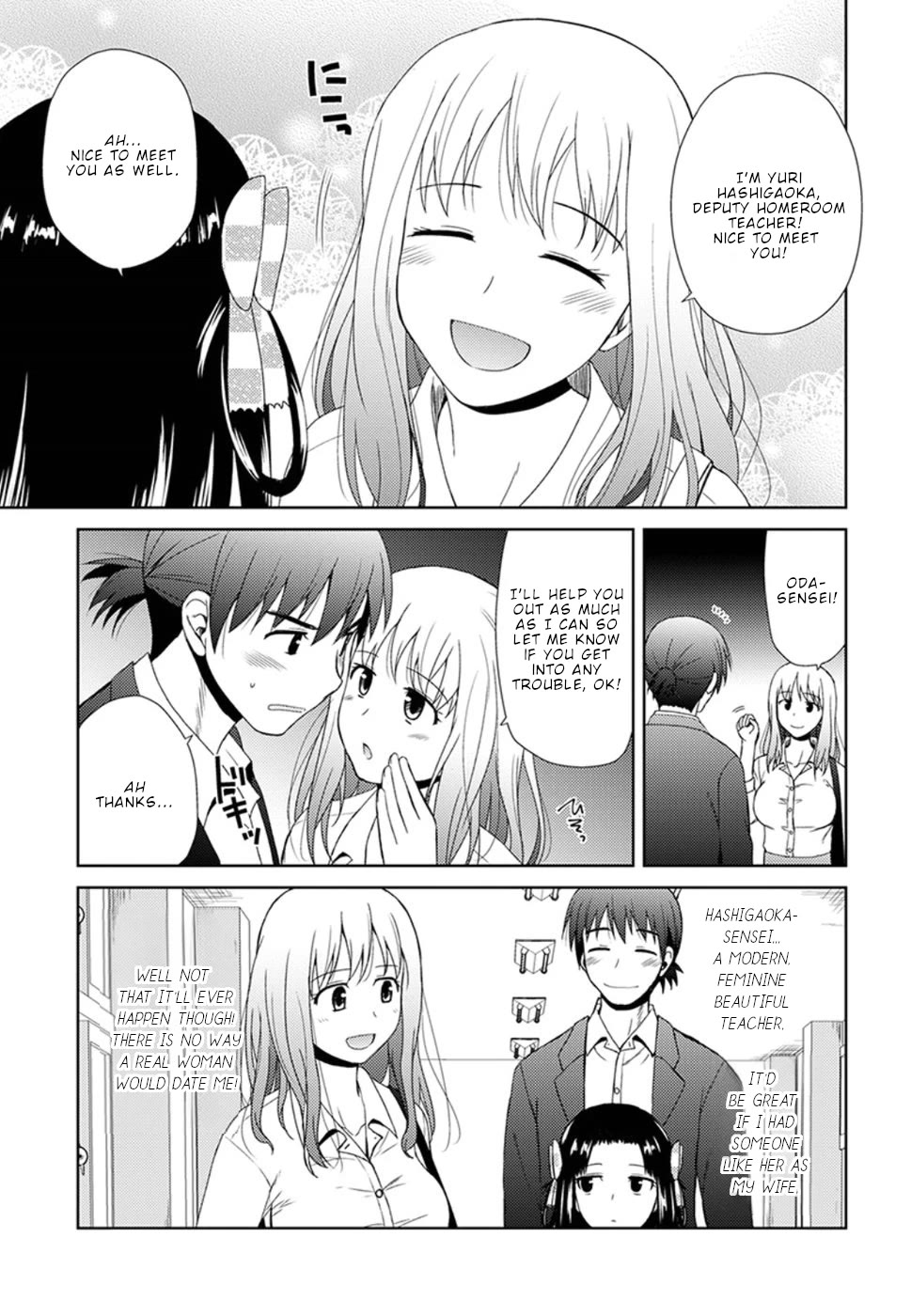Nobunaga Teacher's Young Bride Chapter 4 page 8 - Chapter 4: Kichou goes to school