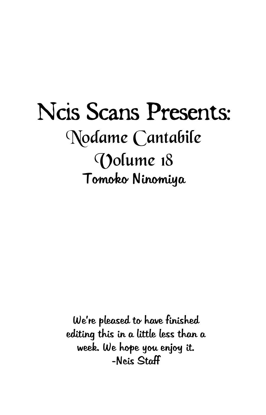 Nodame Cantabile Chapter 101 page 1 - Chapter 101