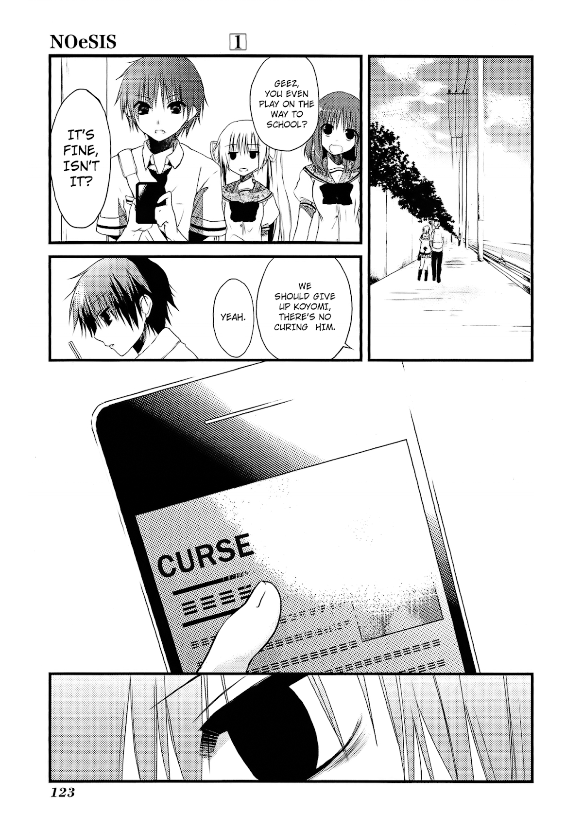 NOeSIS - Uso o Tsuita Kioku no Monogatari Chapter 3 page 34 - Chapter 3 v2 : 「The Cursed Ones」