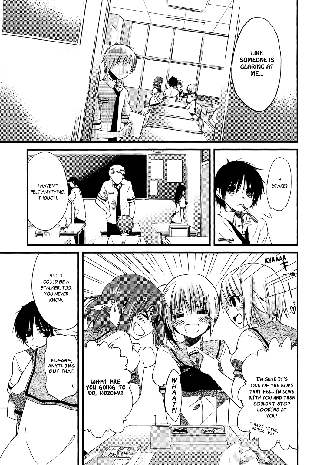 NOeSIS - Uso o Tsuita Kioku no Monogatari Chapter 4.2 page 10 - Chapter 4 v2 : 「Feeling The Stare」