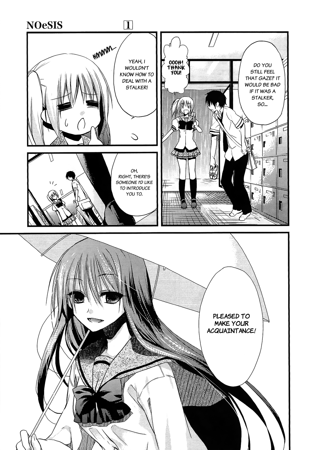 NOeSIS - Uso o Tsuita Kioku no Monogatari Chapter 4.2 page 24 - Chapter 4 v2 : 「Feeling The Stare」