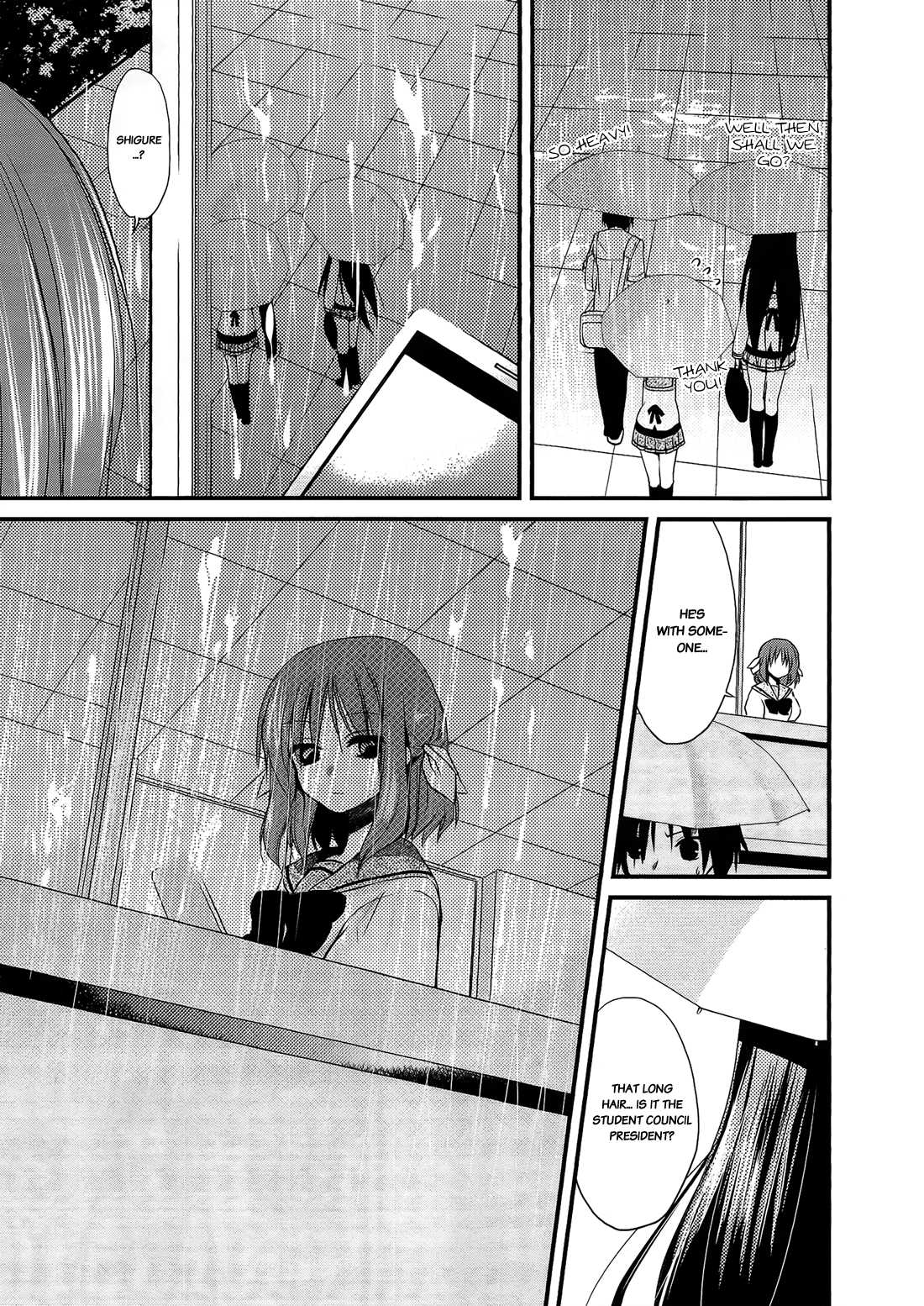 NOeSIS - Uso o Tsuita Kioku no Monogatari Chapter 4.2 page 26 - Chapter 4 v2 : 「Feeling The Stare」