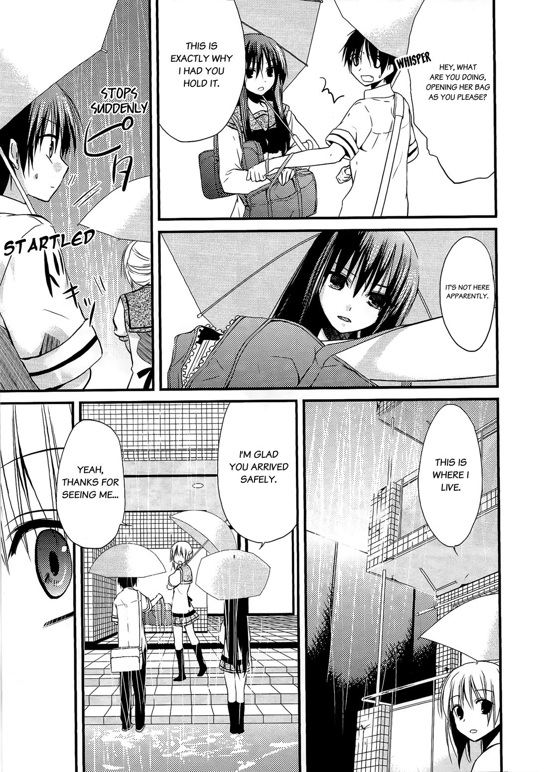 NOeSIS - Uso o Tsuita Kioku no Monogatari Chapter 4.2 page 28 - Chapter 4 v2 : 「Feeling The Stare」