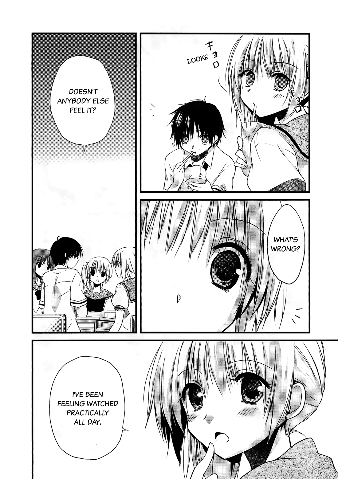 NOeSIS - Uso o Tsuita Kioku no Monogatari Chapter 4.2 page 9 - Chapter 4 v2 : 「Feeling The Stare」