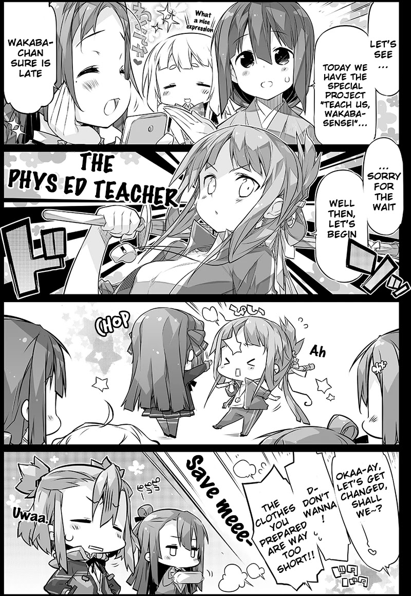 Nogi Wakaba wa Yuusha de Aru 4-koma Chapter 14 page 1 - Chapter 14