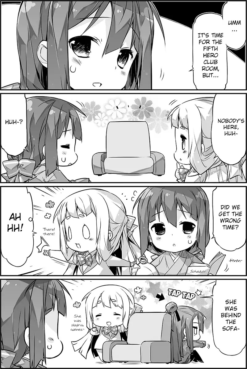 Nogi Wakaba wa Yuusha de Aru 4-koma Chapter 5 page 1 - Chapter 5
