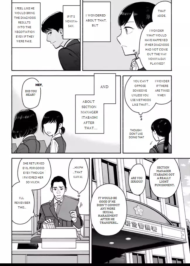 Nomiya Keibuho wa Yurusanai Chapter 10 page 28 - Chapter 10: Covered Up Sexual Harassment Part 2