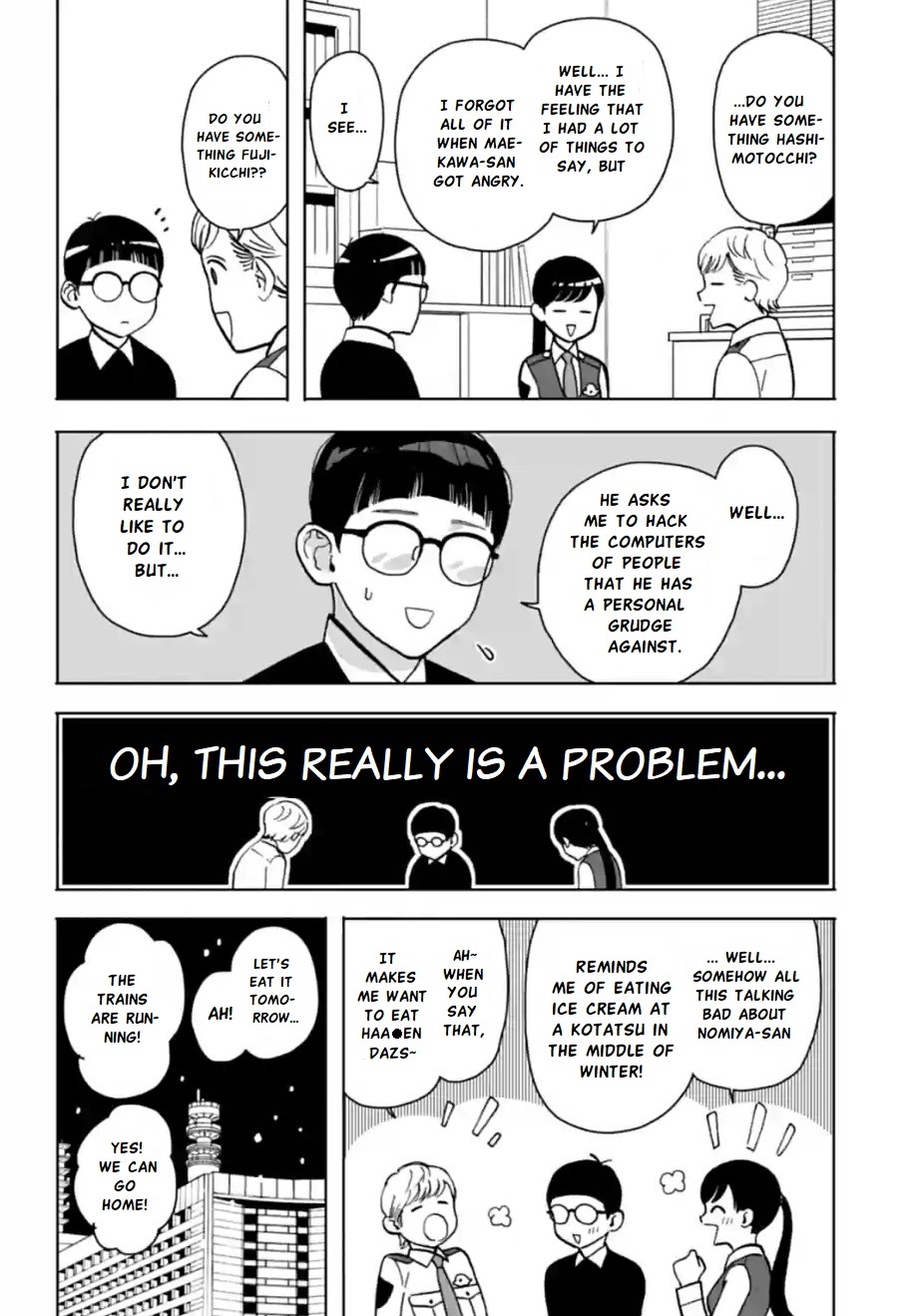Nomiya Keibuho wa Yurusanai Chapter 11.5 page 8 - Chapter 11.5: Badmouthing Competition While the Demon is Away