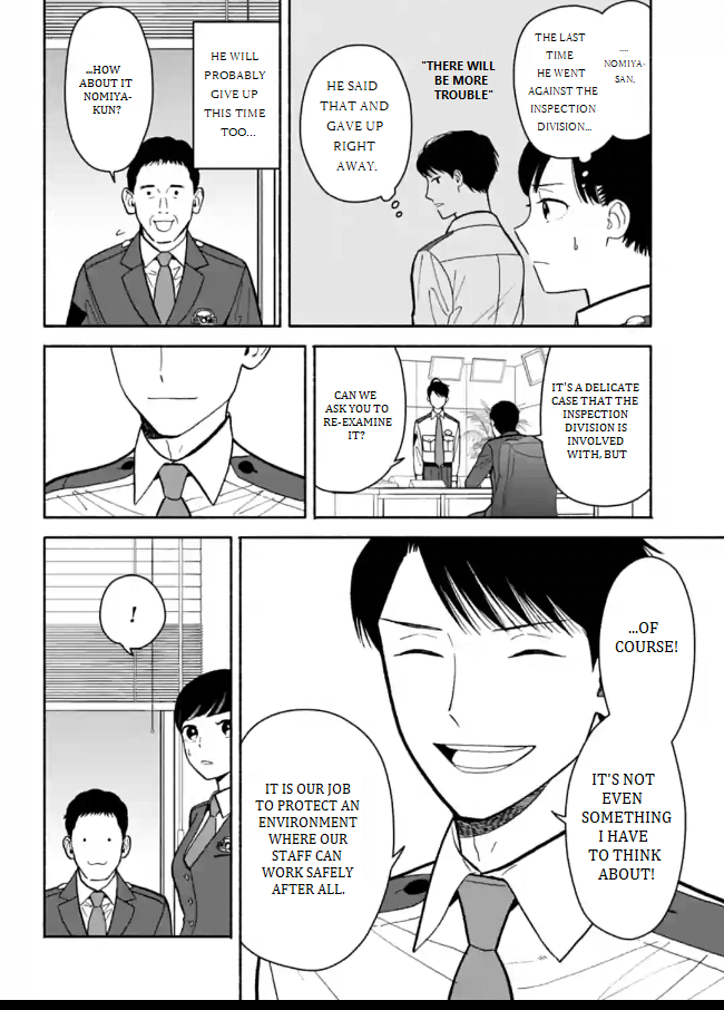 Nomiya Keibuho wa Yurusanai Chapter 9 page 10 - Chapter 9: Covered Up Sexual Harassment Part 1
