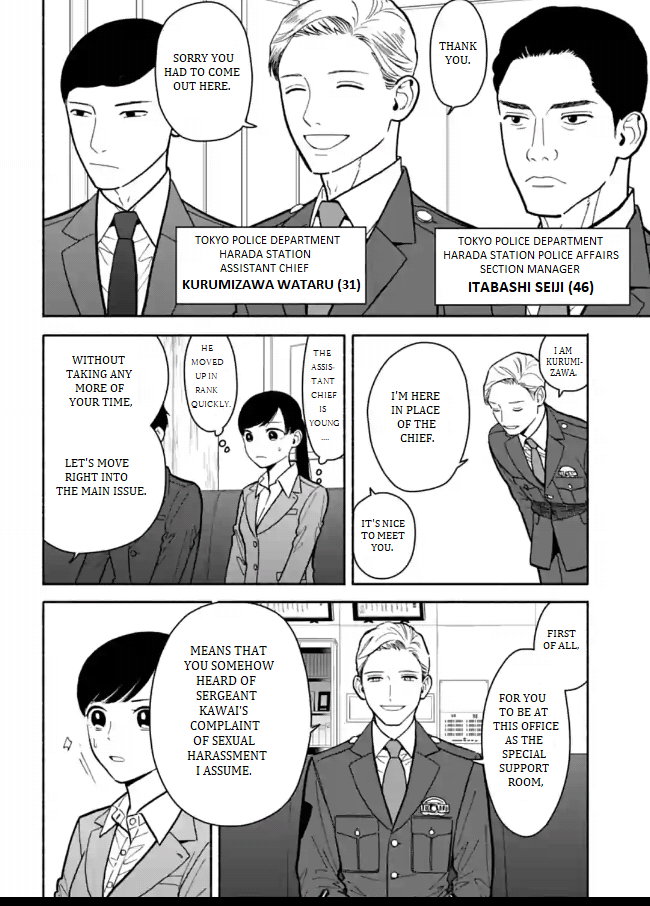 Nomiya Keibuho wa Yurusanai Chapter 9 page 16 - Chapter 9: Covered Up Sexual Harassment Part 1