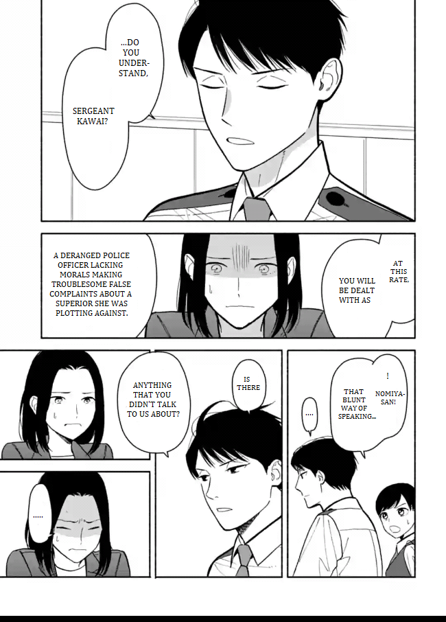 Nomiya Keibuho wa Yurusanai Chapter 9 page 23 - Chapter 9: Covered Up Sexual Harassment Part 1