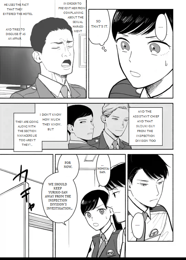Nomiya Keibuho wa Yurusanai Chapter 9 page 27 - Chapter 9: Covered Up Sexual Harassment Part 1