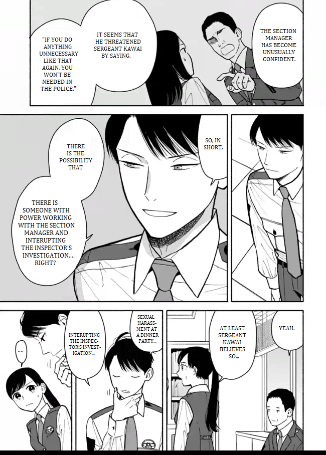Nomiya Keibuho wa Yurusanai Chapter 9 page 9 - Chapter 9: Covered Up Sexual Harassment Part 1